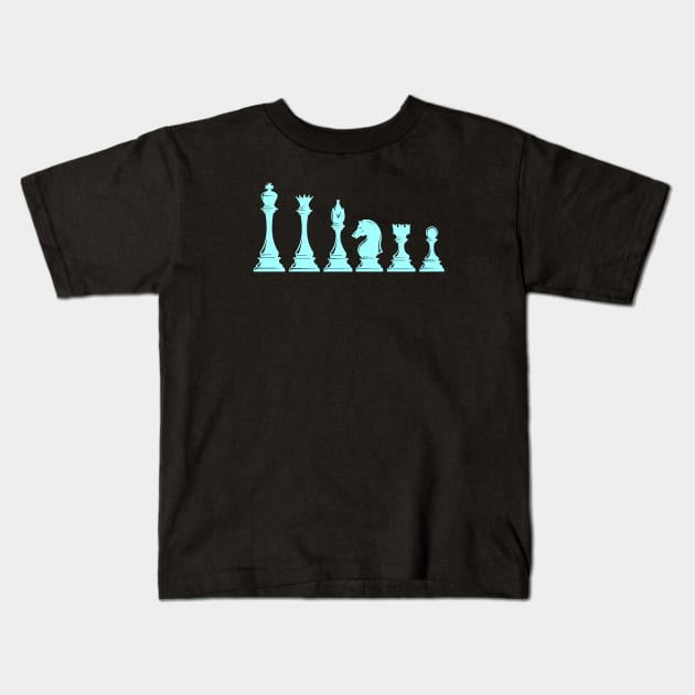 Chess Kids T-Shirt by Lamink